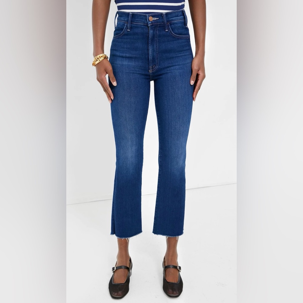 MOTHER The Insider Crop Step Fray